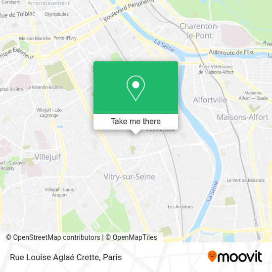 Rue Louise Aglaé Crette map