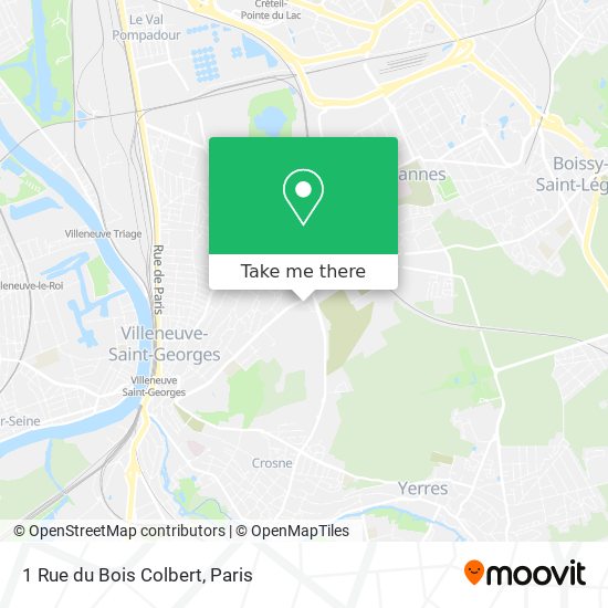 1 Rue du Bois Colbert map