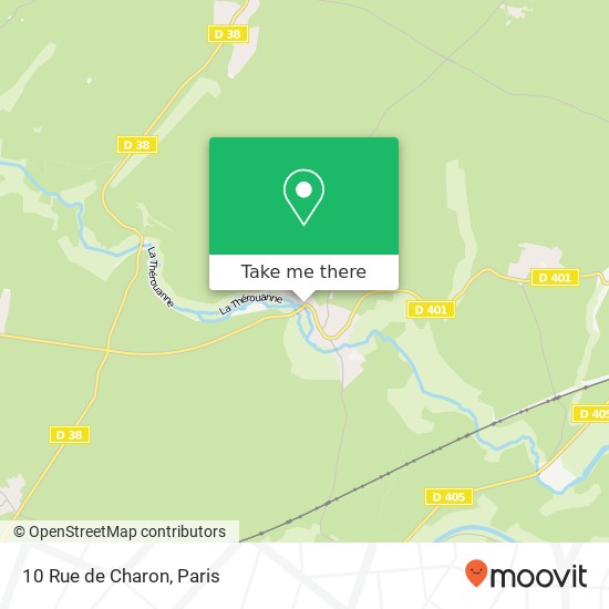 Mapa 10 Rue de Charon