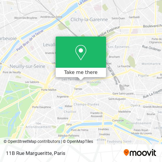 Mapa 11B Rue Margueritte