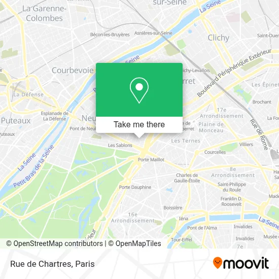 Rue de Chartres map