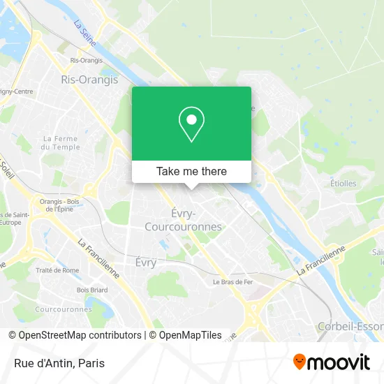 Rue d'Antin map