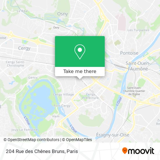 204 Rue des Chênes Bruns map