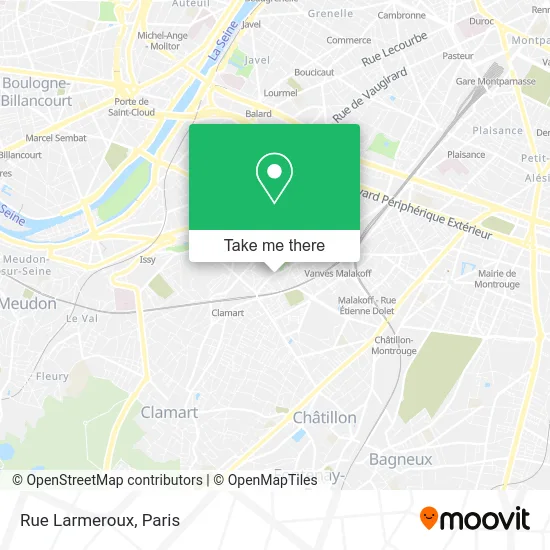 Rue Larmeroux map