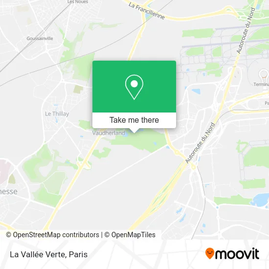 La Vallée Verte map