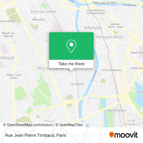 Rue Jean Pierre Timbaud map