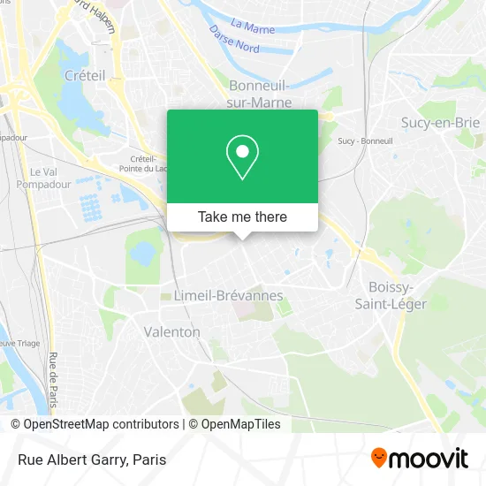 Rue Albert Garry map