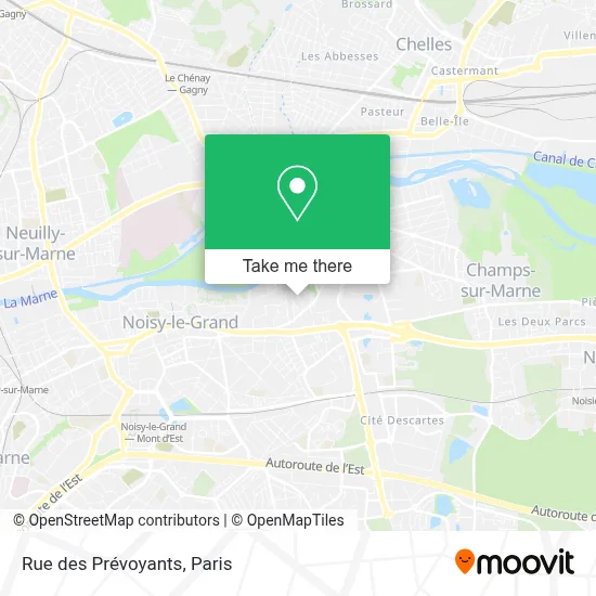 Rue des Prévoyants map