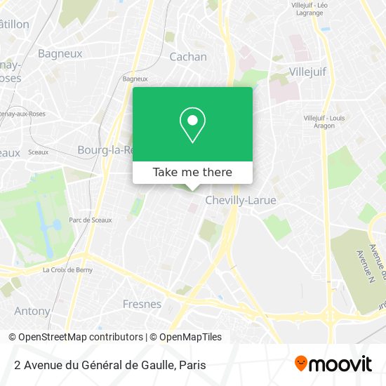 2 Avenue du Général de Gaulle map