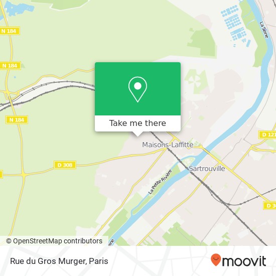 Mapa Rue du Gros Murger