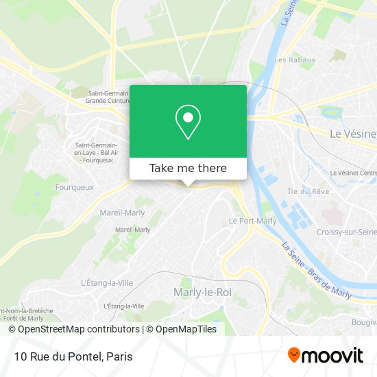 Mapa 10 Rue du Pontel
