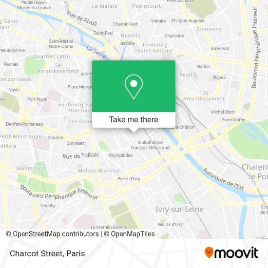 Mapa Rue Charcot