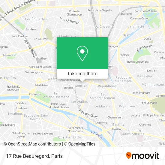 17 Rue Beauregard map