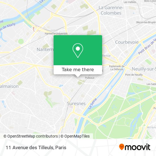 11 Avenue des Tilleuls map