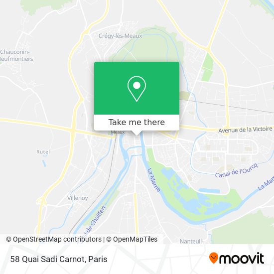 58 Quai Sadi Carnot map