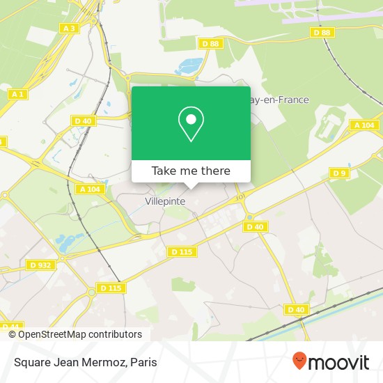 Square Jean Mermoz map