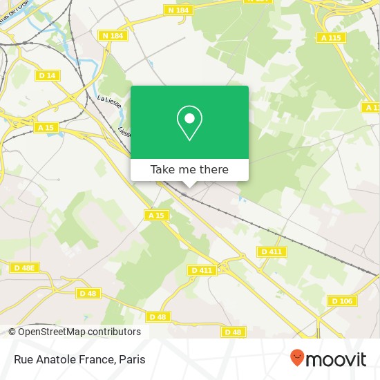 Rue Anatole France map