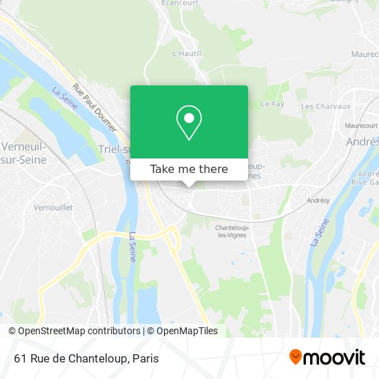 61 Rue de Chanteloup map