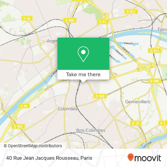 40 Rue Jean Jacques Rousseau map