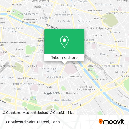 3 Boulevard Saint-Marcel map