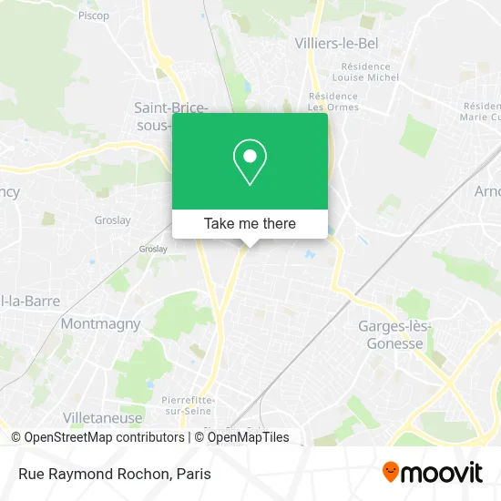 Rue Raymond Rochon map
