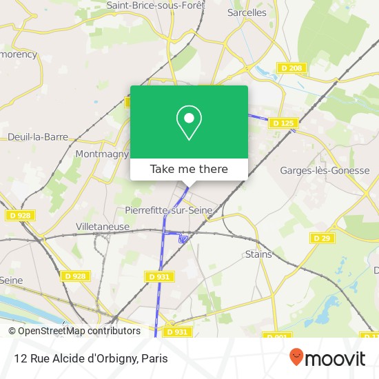 12 Rue Alcide d'Orbigny map