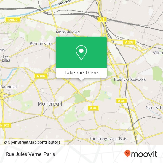 Rue Jules Verne map