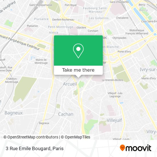 3 Rue Emile Bougard map
