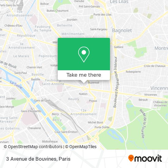 3 Avenue de Bouvines map