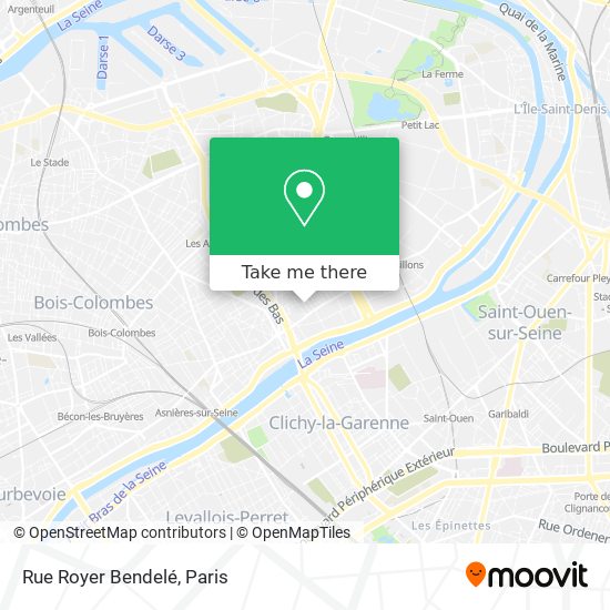 Rue Royer Bendelé map