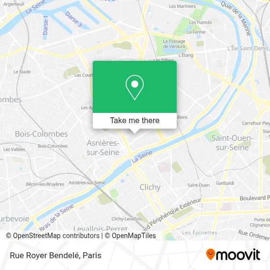 Rue Royer Bendelé map