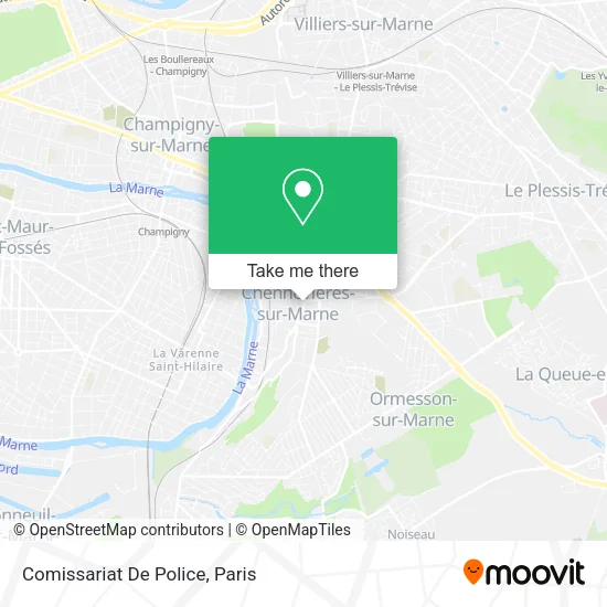 Comissariat De Police map