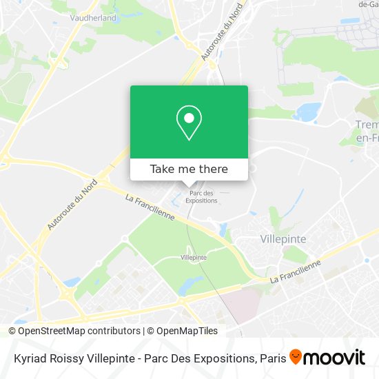 Kyriad Roissy Villepinte - Parc Des Expositions map