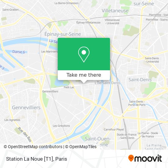 Station La Noue [T1] map