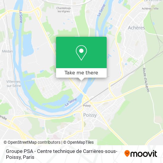 Groupe PSA - Centre technique de Carrières-sous-Poissy map