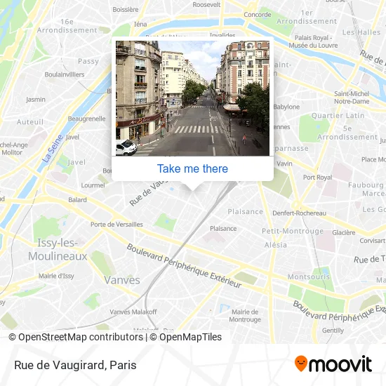 Rue de Vaugirard map
