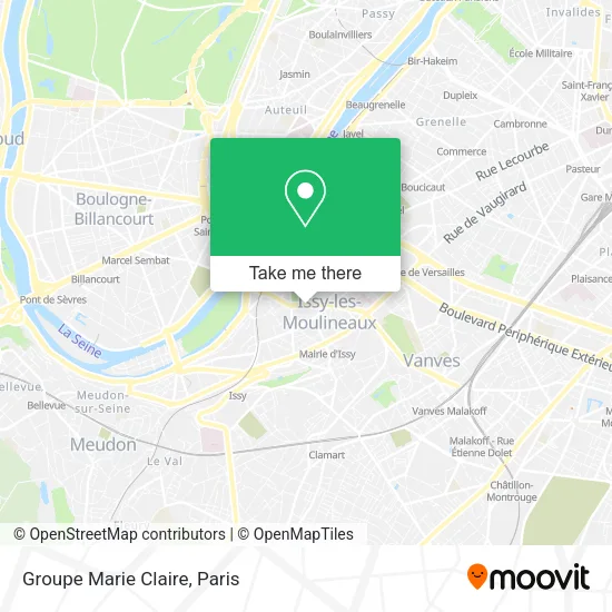Groupe Marie Claire map