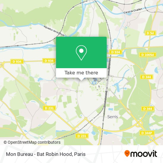 Mapa Mon Bureau - Bat Robin Hood