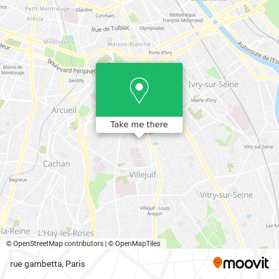 rue gambetta map