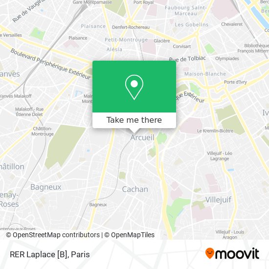 Mapa RER Laplace [B]