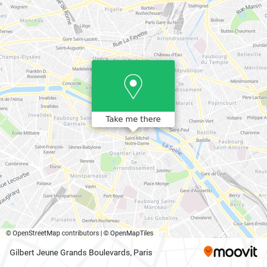 Gilbert Jeune Grands Boulevards map