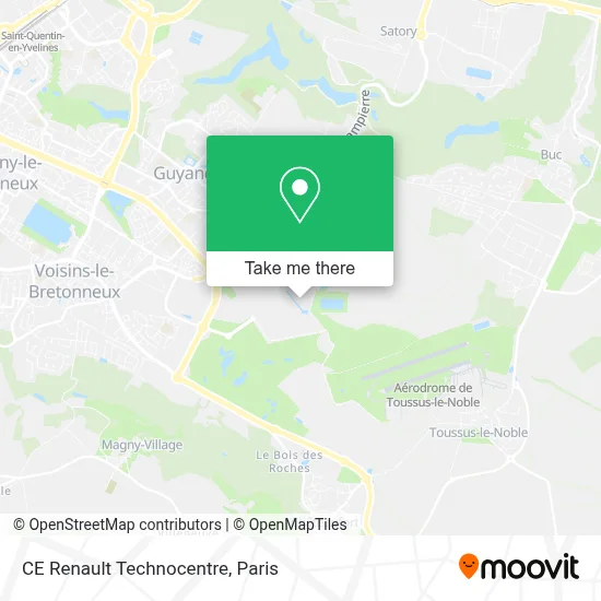 CE Renault Technocentre map