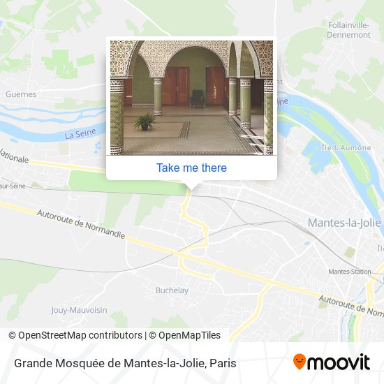 Grande Mosquée de Mantes-la-Jolie map