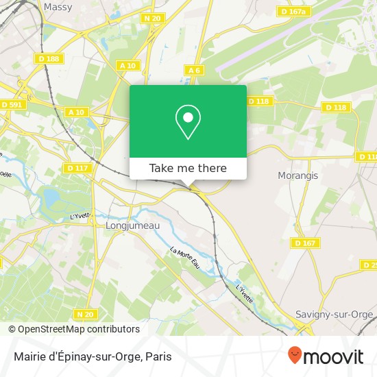 Mapa Mairie d'Épinay-sur-Orge