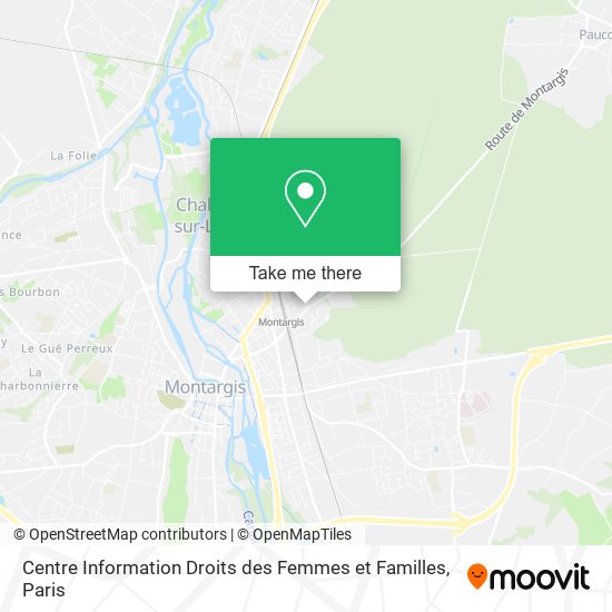 Centre Information Droits des Femmes et Familles map