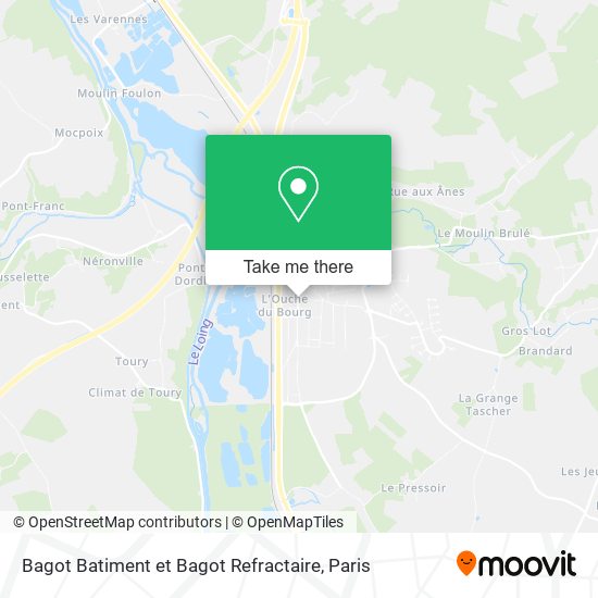Bagot Batiment et Bagot Refractaire map
