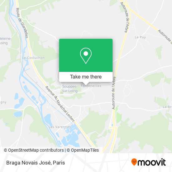 Braga Novais José map