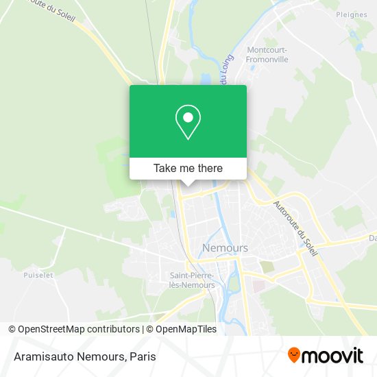 Aramisauto Nemours map