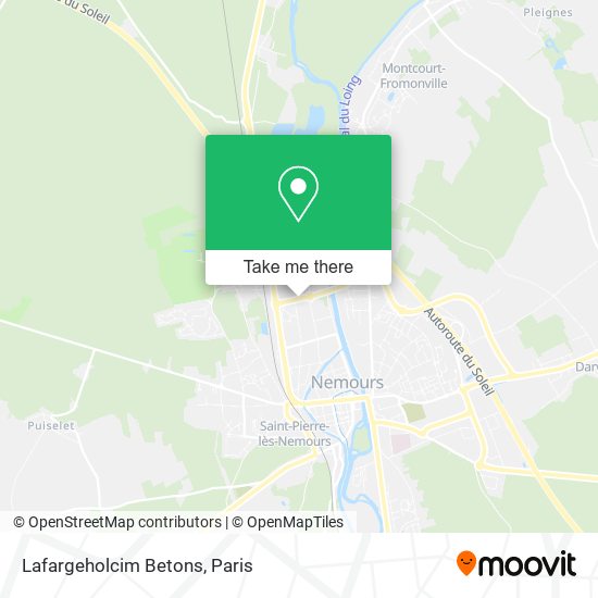 Lafargeholcim Betons map