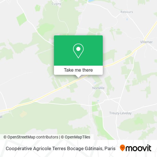 Coopérative Agricole Terres Bocage Gâtinais map